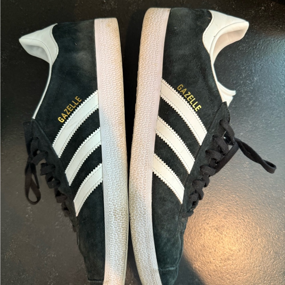 Adidas Gazelle Black White Sneakers